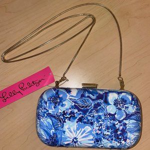 NEW Lilly Pulitzer Catch and Keep GWP Clutch Purse with Chain